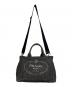 PRADA (プラダ) カナパデニム トートバッグ ブラック：45000円