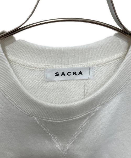 SACRA（サクラ）SACRA (サクラ) EXTRA FINE FLEECE CROPPED TOP ホワイト サイズ:38 未使用品の古着・服飾アイテム