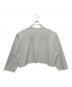 SACRA (サクラ) EXTRA FINE FLEECE CROPPED TOP ホワイト サイズ:38 未使用品：8000円