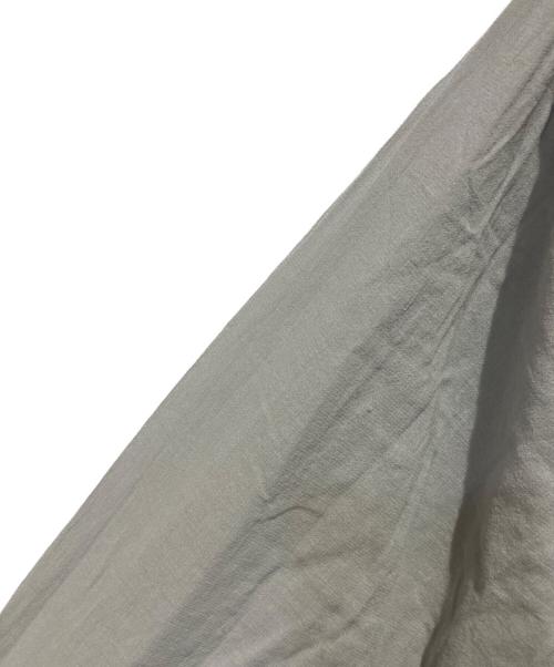 CASA FLINE（カーサフライン）CASA FLINE (カーサフライン) シアーフリルニットドレス グレー サイズ:FREEの古着・服飾アイテム