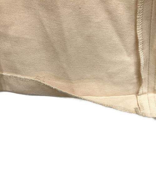 L'AUBE BLANC（ローブ ブラン）L'AUBE BLANC (ローブ ブラン) Asymmetric Side Buckle Dress ベージュ サイズ:Sの古着・服飾アイテム