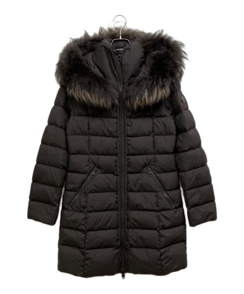CAPE HORN（ケープホーン）CAPE HORN (ケープホーン) ラクーンファー付ダウンコート ブラウン サイズ:42の古着・服飾アイテム