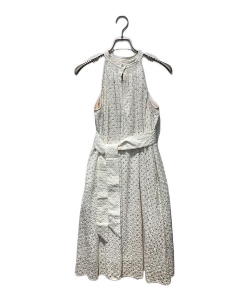 ERADIE（エラディエ）ERADIE (エラディエ) Cotton lace halterneck one-piece ホワイト サイズ:Freeの古着・服飾アイテム