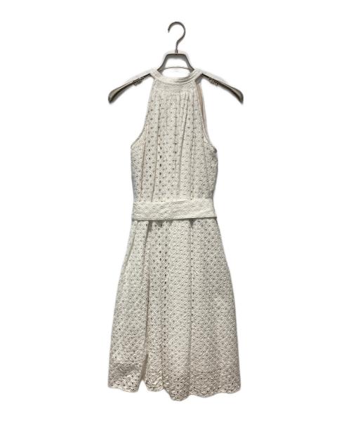 ERADIE（エラディエ）ERADIE (エラディエ) Cotton lace halterneck one-piece ホワイト サイズ:Freeの古着・服飾アイテム