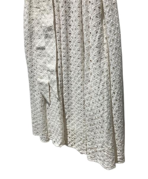 ERADIE（エラディエ）ERADIE (エラディエ) Cotton lace halterneck one-piece ホワイト サイズ:Freeの古着・服飾アイテム