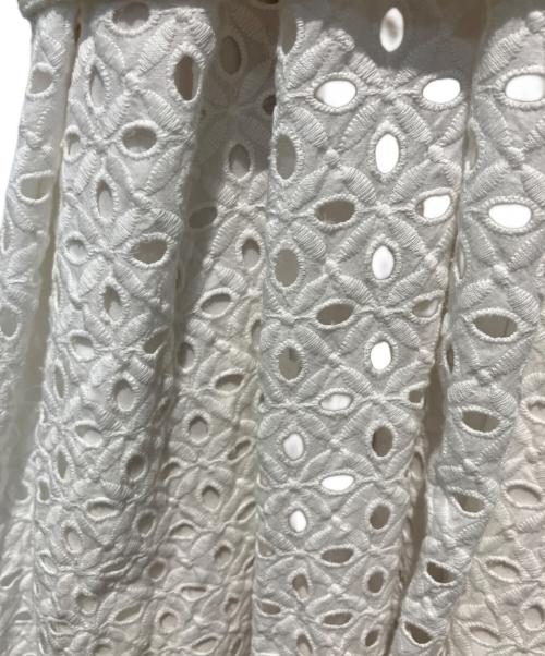 ERADIE（エラディエ）ERADIE (エラディエ) Cotton lace halterneck one-piece ホワイト サイズ:Freeの古着・服飾アイテム