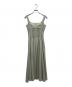 Estella.K (エステラケー) Jill Dress/カッテイングミディドレス ライトグリーン サイズ:F 未使用品：15000円