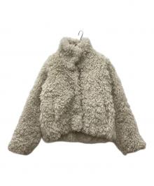 OHOTORO（オオトロ）の古着「lather fur jacket」｜アイボリー