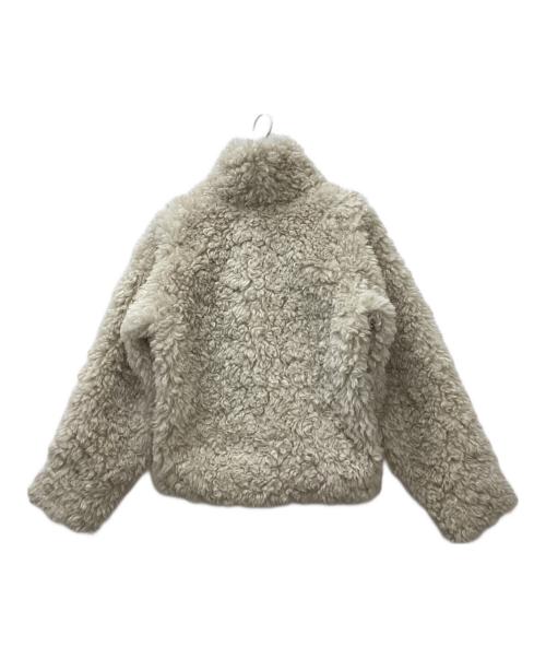 OHOTORO（オオトロ）OHOTORO (オオトロ) lather fur jacket アイボリー サイズ:Freeの古着・服飾アイテム