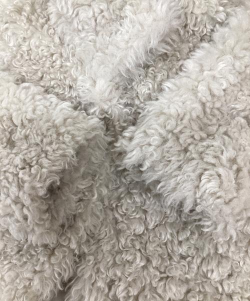 OHOTORO（オオトロ）OHOTORO (オオトロ) lather fur jacket アイボリー サイズ:Freeの古着・服飾アイテム