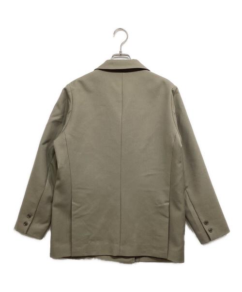 THREE DOTS（スリードッツ）THREE DOTS (スリードッツ) Wool twill jacket ベージュ サイズ:XSの古着・服飾アイテム