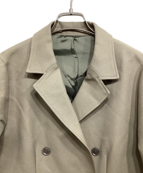 THREE DOTS（スリードッツ）THREE DOTS (スリードッツ) Wool twill jacket ベージュ サイズ:XSの古着・服飾アイテム