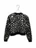 LOUIS VUITTON (ルイ ヴィトン) 草間彌生 (クサマヤヨイ) インフィニティドットクロップドプルオーバー ブラック サイズ:XS：80000円