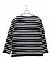 Yonetomi (ヨネトミ) WAVE COTTON BASQUE KNIT PULLOVER ネイビー サイズ:3：7000円