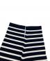 中古・古着 Yonetomi (ヨネトミ) WAVE COTTON BASQUE KNIT PULLOVER ネイビー サイズ:3：7000円