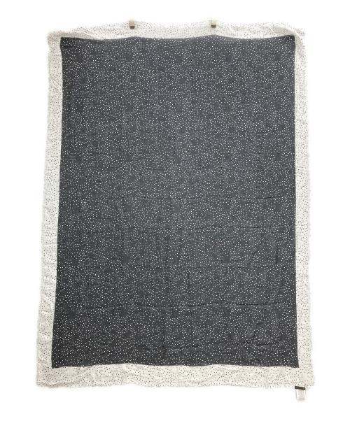 FALIERO SARTI（ファリエロサルティ）Faliero Sarti (ファリエロサルティ) シルク混スカーフ ブラックの古着・服飾アイテム