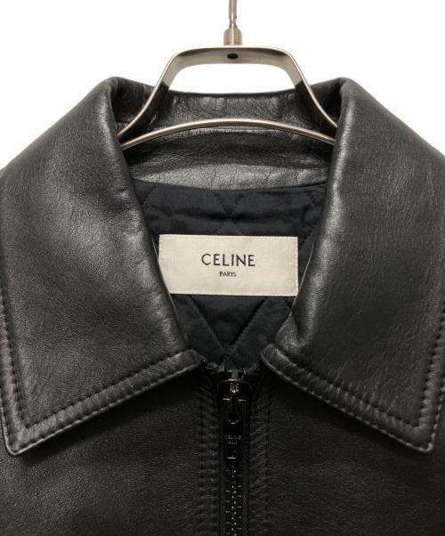 CELINE（セリーヌ）CELINE (セリーヌ) レザージャケット　2EB53280D ブラック サイズ:46の古着・服飾アイテム