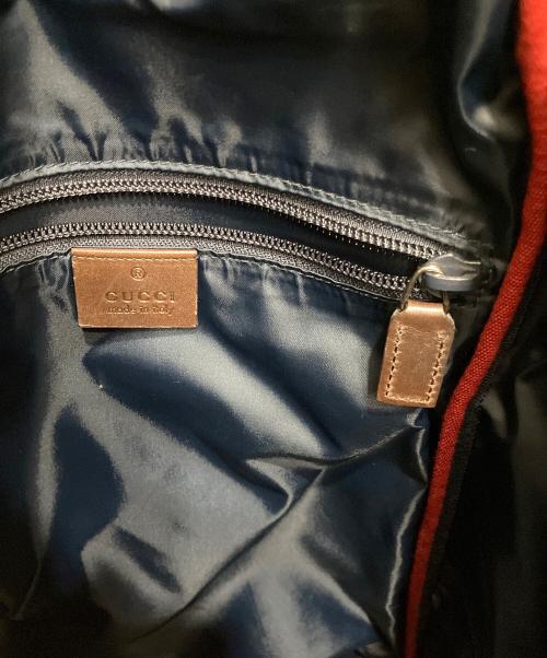 GUCCI（グッチ）GUCCI (グッチ) バックパック ネイビー×グレーの古着・服飾アイテム