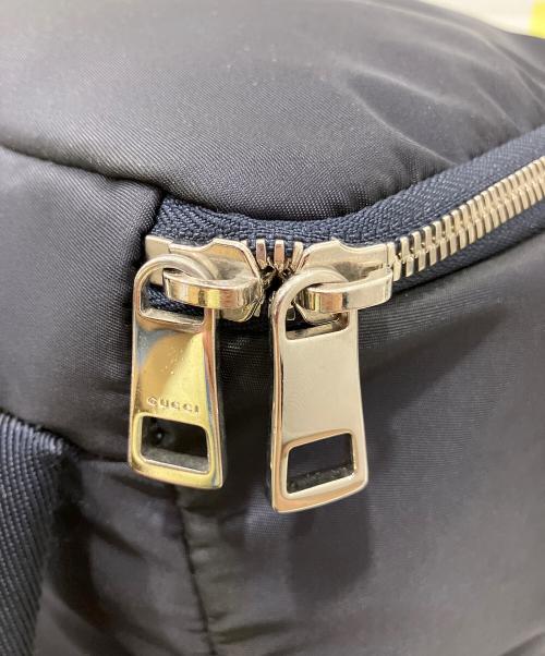 GUCCI（グッチ）GUCCI (グッチ) バックパック ネイビー×グレーの古着・服飾アイテム