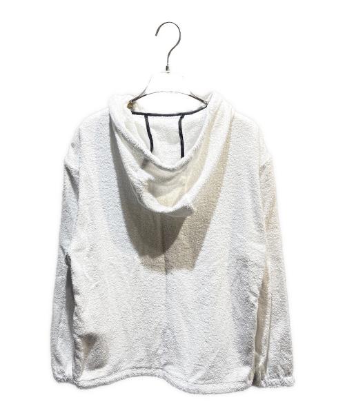 PRADA（プラダ）PRADA (プラダ) Cotton Terry パイルジップパーカー ホワイト サイズ:48の古着・服飾アイテム
