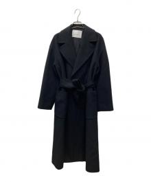 ANAYI（アナイ）の古着「ウールロングコート」｜ブラック