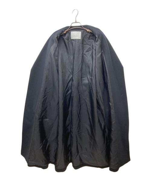 ANAYI（アナイ）ANAYI (アナイ) ウールロングコート ブラック サイズ:36の古着・服飾アイテム