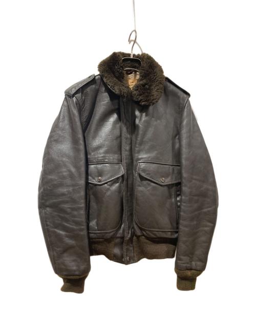 Schott（ショット）Schott (ショット) フライトジャケット ダークブラウン サイズ:36の古着・服飾アイテム