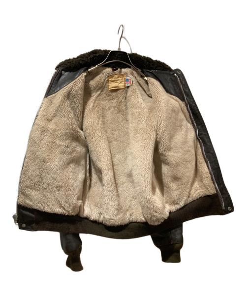 Schott（ショット）Schott (ショット) フライトジャケット ダークブラウン サイズ:36の古着・服飾アイテム