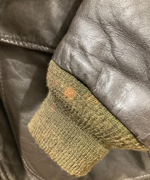 Schott（ショット）Schott (ショット) フライトジャケット ダークブラウン サイズ:36の古着・服飾アイテム