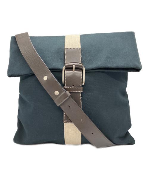 LOEWE（ロエベ）LOEWE (ロエベ) キャンバスショルダーバッグ ネイビーの古着・服飾アイテム