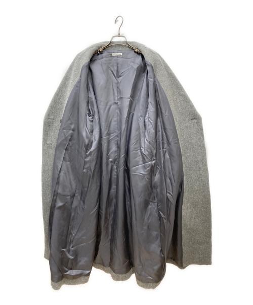 ESTNATION（エストネーション）ESTNATION (エストネーション) ベビーアルパカピークドラペルチェスターコート グレー サイズ:Freeの古着・服飾アイテム