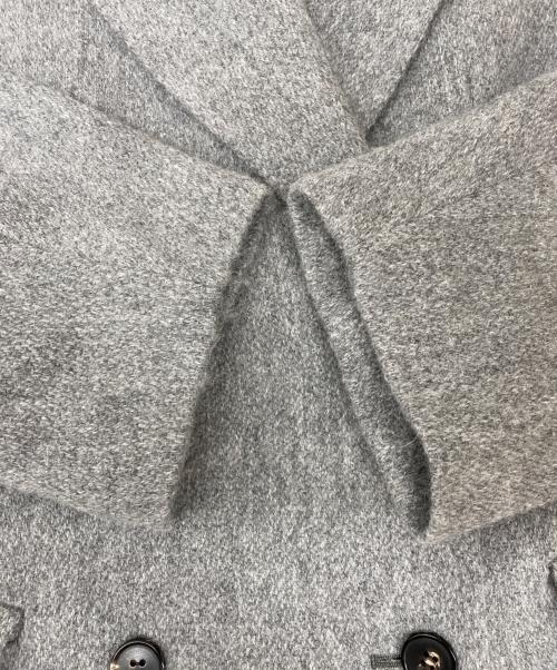 ESTNATION（エストネーション）ESTNATION (エストネーション) ベビーアルパカピークドラペルチェスターコート グレー サイズ:Freeの古着・服飾アイテム