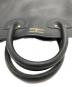 中古・古着 YOUNG & OLSEN The DRYGOODS STORE (ヤングアンドオルセン ザ ドライグッズストア) EMBOSSED LEATHER TOTE M ブラック：13000円