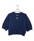 CORDERAコルデラ）の古着「COTTON BUTTON KNIT CARDIGAN」｜ネイビー
