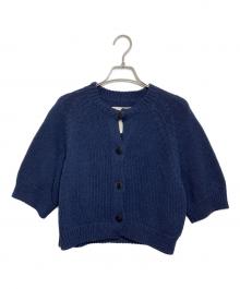 CORDERA（コルデラ）の古着「COTTON BUTTON KNIT CARDIGAN」｜ネイビー