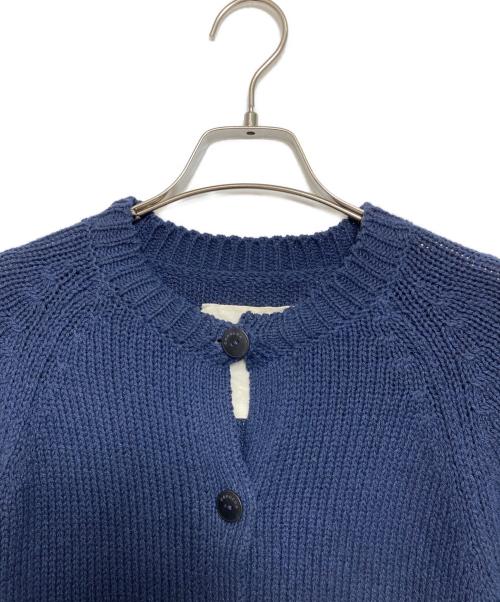 CORDERA（コルデラ）CORDERA (コルデラ) COTTON BUTTON KNIT CARDIGAN ネイビー サイズ:Freeの古着・服飾アイテム
