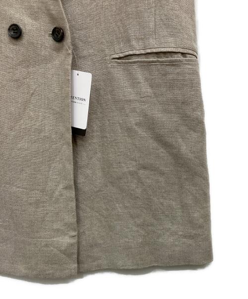 Lisiere（リジェール）Lisiere (リジェール) LINEN CANVAS LONG VEST ベージュ サイズ:FREE 未使用品の古着・服飾アイテム