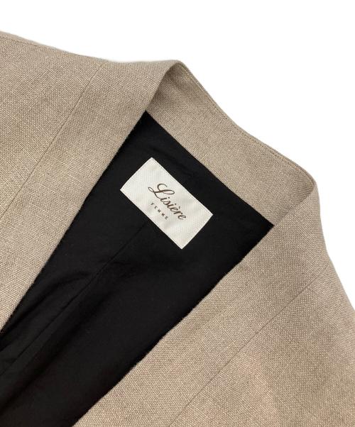 Lisiere（リジェール）Lisiere (リジェール) LINEN CANVAS LONG VEST ベージュ サイズ:FREE 未使用品の古着・服飾アイテム
