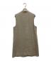 Lisiere (リジェール) LINEN CANVAS LONG VEST ベージュ サイズ:FREE 未使用品：16000円