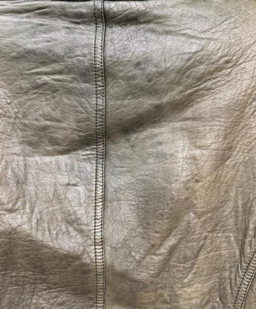 SHELLAC（シェラック）SHELLAC (シェラック) N-2B ラムレザージャケット ブラウン サイズ:46の古着・服飾アイテム