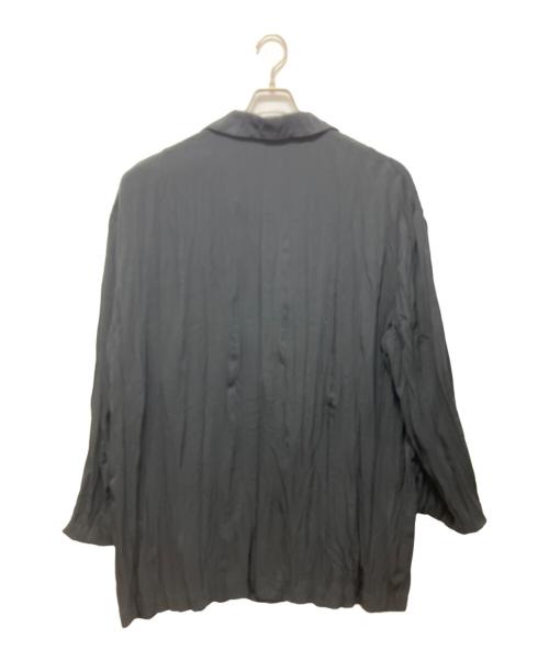 Acne studios（アクネ ストゥディオズ）ACNE STUDIOS (アクネ ストゥディオズ) Satin Double-breasted Jacket ブラック サイズ:Mの古着・服飾アイテム
