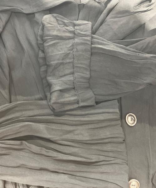 Acne studios（アクネ ストゥディオズ）ACNE STUDIOS (アクネ ストゥディオズ) Satin Double-breasted Jacket ブラック サイズ:Mの古着・服飾アイテム