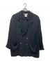 ACNE STUDIOS（アクネ ストゥディオズ）の古着「Satin Double-breasted Jacket」｜ブラック