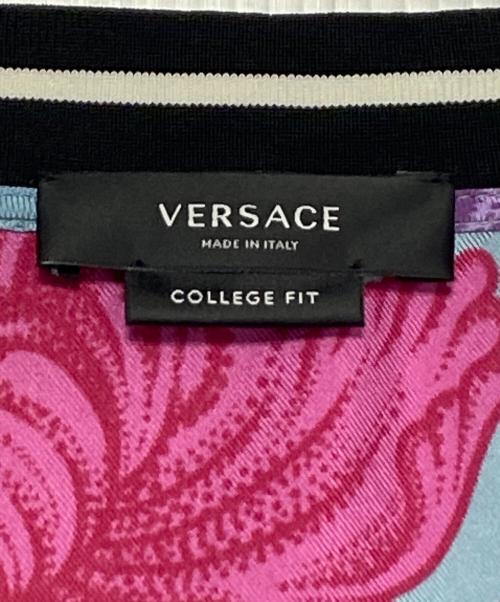 VERSACE（ヴェルサーチェ）VERSACE (ヴェルサーチェ) 総柄タンクトップ ブルー サイズ:2XLの古着・服飾アイテム