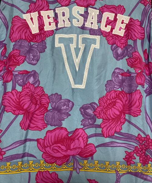 VERSACE（ヴェルサーチェ）VERSACE (ヴェルサーチェ) 総柄タンクトップ ブルー サイズ:2XLの古着・服飾アイテム