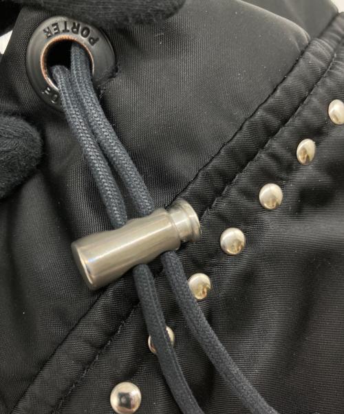 PORTER（ポーター）PORTER (ポーター) MACKINTOSH (マッキントッシュ) 巾着バッグ ブラックの古着・服飾アイテム