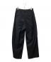 TODAYFUL (トゥデイフル) Tuck Twill Trousers ブラック サイズ:38：6000円