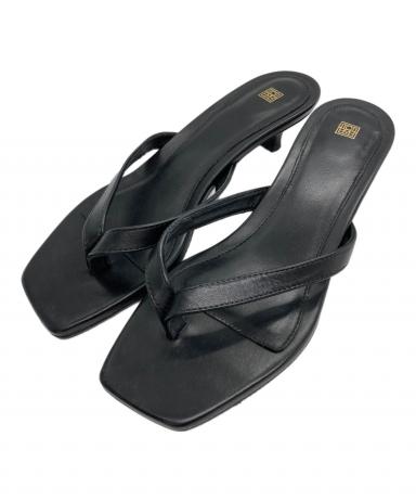 中古・古着通販】toteme (トーテム) THE FLIP FLOP HEEL ブラック