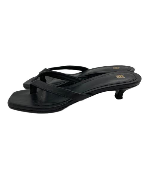 toteme（トーテム）toteme (トーテム) THE FLIP FLOP HEEL ブラック サイズ:36の古着・服飾アイテム