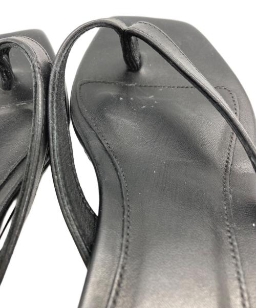 toteme（トーテム）toteme (トーテム) THE FLIP FLOP HEEL ブラック サイズ:36の古着・服飾アイテム